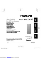 Panasonic SH-FX570K Bedienungsanleitung