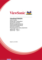 ViewSonic E70 Bedienungsanleitung