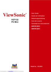 ViewSonic VOT132 Bedienungsanleitung