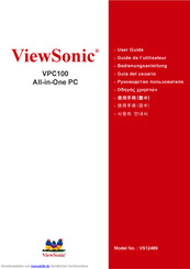 ViewSonic VPC100 Bedienungsanleitung