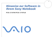 Sony PCG-C1VFLK Handbuch