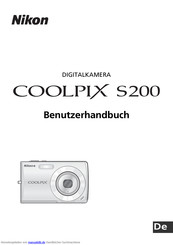 Nikon COOLPIX S200 Benutzerhandbuch