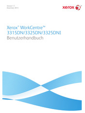 Xerox WorkCentre 3325DN Benutzerhandbuch