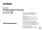 Yamaha POCKETRAK PR7 Referenzhandbuch