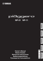 Yamaha PIAGGERO NP-31 Bedienungsanleitung