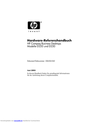 HP Compaq Business D230 Handbuch