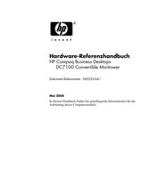 HP DC7100 Convertible Minitower Referenzhandbuch