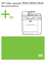 HP Color Laserjet 2820 Benutzerhandbuch