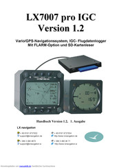 LX Navigation LX7007 pro IGC Handbuch