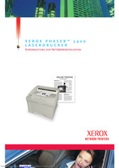 Xerox PHASER 5400 Kurzanleitung