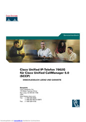Cisco 7902G Benutzerhandbuch