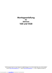 MTS-Produkte V20 Montageanleitung