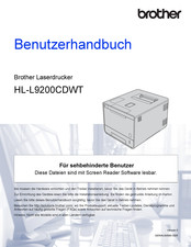 Brother HL-L9200CDWT Benutzerhandbuch