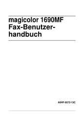 Konica Minolta magicolor 1690MF Fax-Benutzer- Handbuch