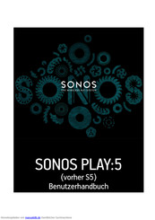 Sonos ZonePlayer S5 Benutzerhandbuch