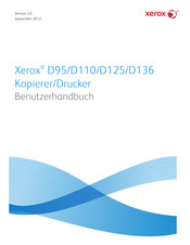 Xerox D125 Benutzerhandbuch