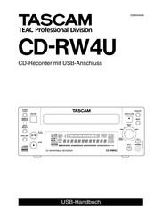 Tascam CD-RW4U Usb-Handbuch