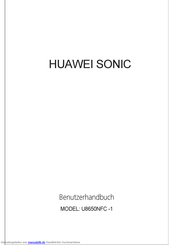 Huawei SONIC U8650NFC -1 Benutzerhandbuch