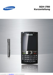 Samsung SGH-i780 Kurzanleitung
