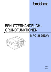 Brother mfc-j825dw Benutzerhandbuch