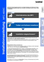 Brother MFC-4820C Installationsanleitung
