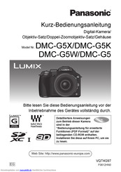 Panasonic LUMIX DMC-G5K Kurzbedienungsanleitung