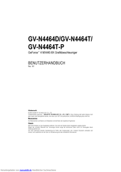 Gigabyte GV-N4464T Benutzerhandbuch
