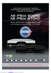 AB IPBox 900HD Bedienungsanleitung