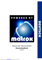 MATROX Millennium G400 MAX Benutzerhandbuch