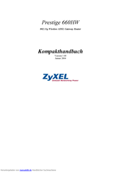 ZyXEL Communications Prestige 660HW Kompakthandbuch