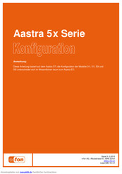 Aastra 53i Konfiguration