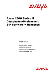 Avaya 1200 Series Handbuch