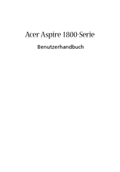 Acer Aspire 1800 Series Benutzerhandbuch