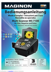 Maginon Multi Scanner MS 7100 Bedienungsanleitung