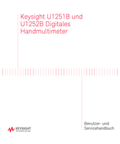 Keysight Technologies U1251B Benutzer- Und Servicehandbuch