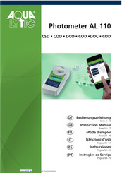 AquaLytic AL 110 Bedienungsanleitung