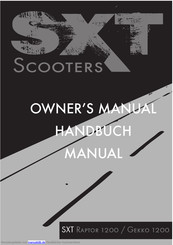 SXT Scooters Gekko 1200 Handbuch