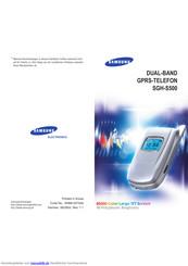 Samsung SGH-S500 Handbuch
