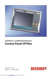 Beckhoff CP79xx Installation Und Betriebsanleitung