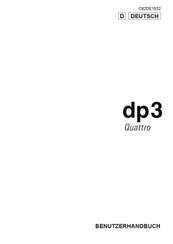 Quattro dp3 Benutzerhandbuch