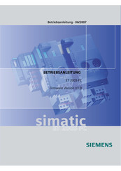 Siemens SIMATIC ET 200S FC Betriebsanleitung