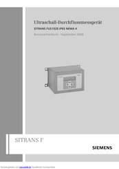 Siemens SITRANS FUS1020 IP65 NEMA 4 Benutzerhandbuch