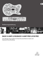 Behringer BASS V-AMP LX1 B Bedienungsanleitung