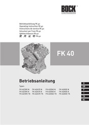 Bock FK 40 serie Betriebsanleitung