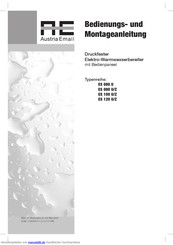 Austria Email ES 100 U/Z Bedienungs- Und Montageanleitung