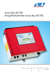 SMA Sunny Boy SB 700 Installationsanleitung