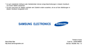 Samsung SGH-P900 Bedienungsanleitung
