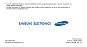 Samsung SGH-E900 Bedienungsanleitung