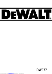 DeWalt DW077 Anleitung