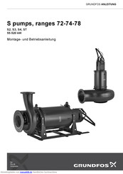 Grundfos S pumps, ranges 72-74-78 Betriebsanleitung